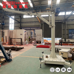 מנוף זרוע מתקפל, מסתובב, מתקפל, בעל כושר הרמה של 80 ק\"ג, 160 ק\"ג, 320 ק\"ג, 500 ק\"ג, 600 ק\"ג, מתאים לחללים קטנים, ללא כוח משיכה. - Product Image 3