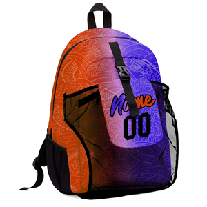 Wholesale Logo Design Gym Sport With Front Compartment Large Travel Sublimated Print Team Basketball Backpack <b>Book</b> Bag USA - Product Image 2