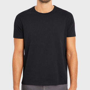 Alta calidad para hombre 100% algodón camiseta en blanco unisex personalizado DTG Logo serigrafía camisetas con etiqueta camiseta de microfibra - Product Image 4