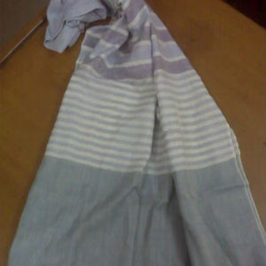 ผ้าพันคอผ้าฝ้ายผสมวิสคอสสไตล์ยาวธรรมดาสำหรับฤดูใบไม้ผลิ - Product Image 1