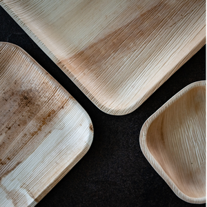 Areca ภาชนะใส่อาหารแบบใช้แล้วทิ้งทรงสี่เหลี่ยมใบปาล์มแบบย่อยสลายได้3, 4, 5, 6, 7, 8, 9 & 10นิ้ว - Product Image 4