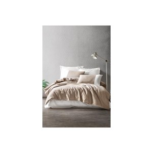 Cotton Box Mink-Cream King Queen Twin Sizes Solid Pattern Double Duvet Cover <b>Set</b> for Bed <b>Comforter</b> Home Wedding Hotel Use-Light - Product Image 1