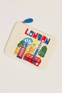 Popular <b>Coin</b> Pouch Handmade Beaded <b>Coin</b> Purse with Detachable <b>Ring</b> for Gameday Money Storage and Cards - Product Image 4