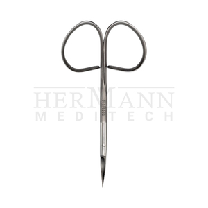 Tijeras Quirúrgicas Manuales de Acero Inoxidable HERMANN MEDITECH de 100 mm de Precisión para Disección Fina, Uso Hospitalario, Certificación CE - Product Image 2