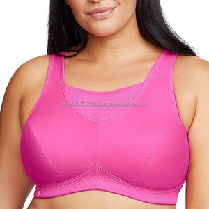 Soutien-gorge de sport sans couture à impact élevé pour femmes soutien-gorge d'entraînement de Yoga complet sans rebond soutien moyen personnalisé respirant Gym course XL - Product Image 5