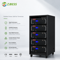 Baterai Lithium Rak Server 10.24kWh 51.2V 200Ah untuk Inverter Surya, Penyimpanan Baterai Rumah, dan Cadangan Daya Off Grid
