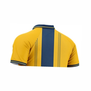 T-shirt de golf polos de haute qualité avec logo personnalisé surdimensionné pour polos pour hommes avec motifs de broderie motif imprimé en coton tricoté - Product Image 5