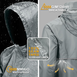 Chaqueta cortavientos Softshell para hombre con logotipo personalizado, a prueba de viento, transpirable, diseño reflectante, descuentos por pedidos a granel - Product Image 2