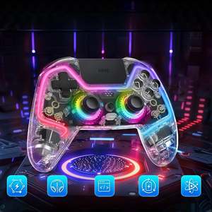 อุปกรณ์เสริมสำหรับเล่นเกมบนพีซี สตีมเด็ค และมือถือ คันบังคับเลี้ยวสำหรับเล่นเกมที่มาพร้อมฟีเจอร์ครบครัน คอนโทรลเลอร์แบบพวงมาลัยสำหรับเล่นเกมบนมือถือ ตัวควบคุมเกมส์สตีมเด็คแบบเทอร์โบ - Product Image 2