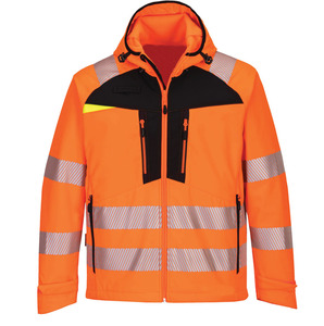 Ropa de trabajo de seguridad Sudadera CON CAPUCHA DE SEGURIDAD reflectante de alta visibilidad para hombres Chaqueta de uniforme de ropa de trabajo de seguridad más cálida - Product Image 4