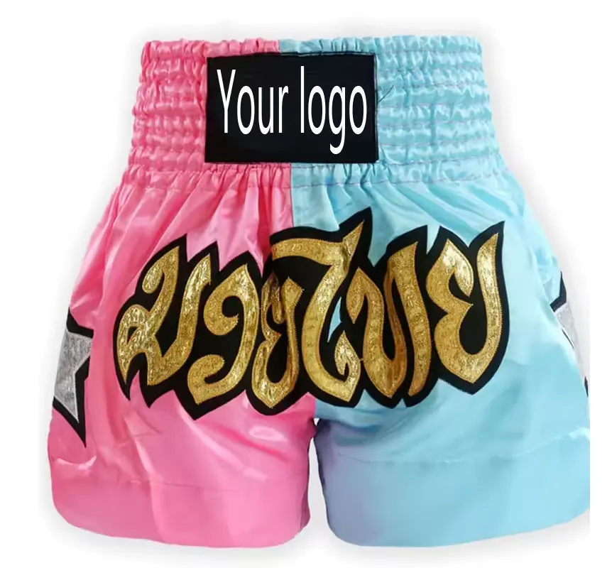 High QUality Sublimation Make Your Own Kick Boxing Shorts For Men & Women Muay Thai SHorts