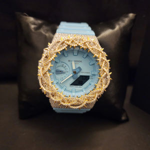 Iced out VVS Moissanite Diamond Watch con Hip Hop Watch Pass Luxury Totalmente automático Reloj con correa de goma para hombres - Product Image 4