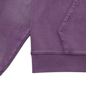 Sudaderas con Capucha Personalizadas para Hombre, Lavadas con Ácido, Impermeables, para Invierno, con Hombros Caídos, Efecto Desgastado por el Sol, 300 g/m², de Algodón - Product Image 4