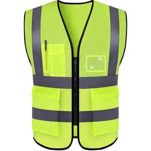 เสื้อกั๊กสะท้อนแสงเสื้อกั๊กนิรภัยสำหรับใส่ทำงาน - Product Image 2