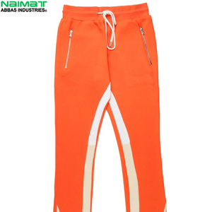 Plain Blank Fleece <b>Base</b> <b>Layer</b> Flare Pant Men Soft Touch Everyday Lounge Clothing Warm Wide Leg Garment Hose - Product Image 1