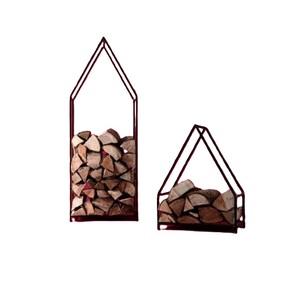Conteneur de bois de chauffage minimaliste décoratif de vente fraîche pour l'intérieur ou l'extérieur porte-bûches boîte de rangement de bois de chauffage taille personnalisée - Product Image 4