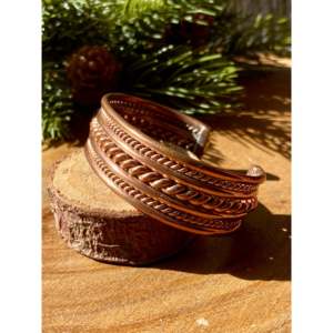 Navajo Handmade Fashion <b>Copper</b> Cuff Bracelet - Product Image 4