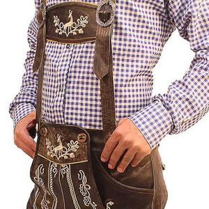 หนังนิ่มสำหรับผู้ชายหนังแพะบาวาเรียโลโก้ออกแบบได้ตามต้องการเป็นมิตรต่อสิ่งแวดล้อม - Product Image 3