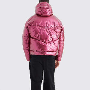 Veste bomber pour homme à col montant imperméable de haute qualité en gros écologique pour l'extérieur en hiver - Product Image 5