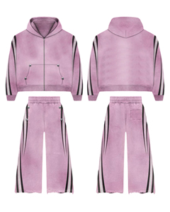 Nouveautés Hommes 100% Coton Jogger Ensembles Deux Pièces Ensemble Zip up Automne Hiver Solide Personnalisé Polaire Survêtement Hommes - Product Image 5