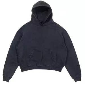 Nueva Sudadera con Capucha Personalizada de una Pieza, Lavada al Ácido, de 350 g, Sudadera con Capucha Gruesa para Hombre, Sudadera Extra Grande Unisex, Lisa para Impresión - Product Image 6