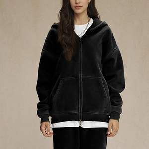 Sudadera con capucha y cremallera para hombre al por mayor ropa deportiva de moda personalizada de fábrica OEM ropa de calle ropa de gimnasio 2026 - Product Image 2