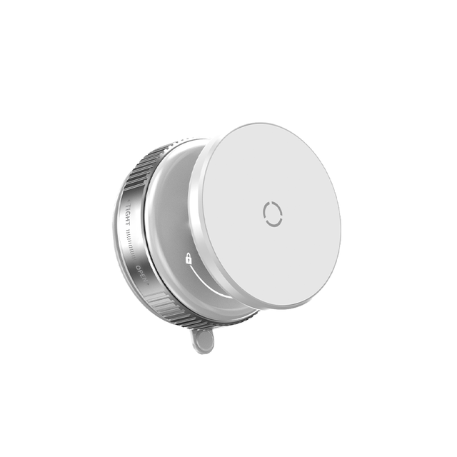 Foldable Suction Cup Magnetic Phone Mount 360° Adjustable Vacuum Flexible Magnetic Phone Holder for Car/Gym/Mirror Wall