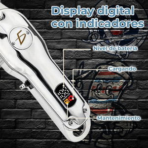 Kit de coupe professionnel pour barbier, pour usage en salon, comprenant une tondeuse - Product Image 6