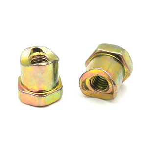 Écrou hexagonal à pas en acier au carbone, laiton, acier inoxydable, couleur zinc, <span class=keywords><strong>M6</strong></span>, personnalisé, pour conduite de <span class=keywords><strong>frein</strong></span> de moto électrique - Product Image 2