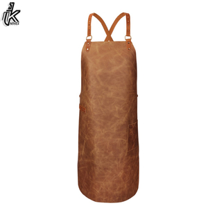 ผ้ากันเปื้อนสำหรับเชฟแบบแขนกุดทำจากหนังไม่เหมือนใคร - Product Image 5