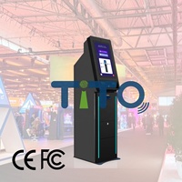 Kiosque de rédemption d'arcade haut de gamme basé sur Fujitsu F53 avec accepteur de billets et distributeur de cartes-cadeaux pour borne de jeu d'adresse Evolink