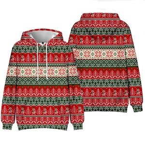 Diseño personalizado Drop-shoulder Hoodies 3D sublimación impresa sudaderas con capucha para mujer 100% algodón orgánico transpirable pulóver - Product Image 1