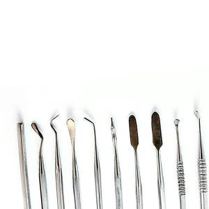 Kit de Herramientas Manuales de Acero Inoxidable para Tallar Cera Dental con Instrumentos Quirúrgicos, Equipo de Laboratorio Dental Reutilizable - Product Image 6