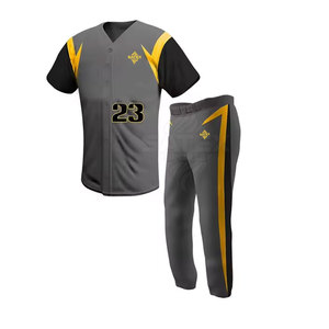 ชุดยูนิฟอร์มเบสบอลผ้าโพลีเอสเตอร์ 100% คุณภาพสูง สวมใส่สบาย ระบายอากาศได้ดี แห้งเร็ว รับผลิตตามสั่ง ปริมาณสั่งซื้อขั้นต่ำน้อย สำหรับผู้ใหญ่ - Product Image 1