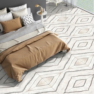 Carrara White 600x1200mm Book Matched Baldosas de porcelana 10mm de espesor India Hotel Design - Product Image 5