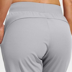 Pantalons de survêtement en molleton d'hiver à logo personnalisé tendance pour femmes Yoga Workout Jogging taille mi-haute Poches plates Couleurs personnalisées Design - Product Image 3