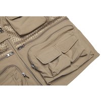 Chaleco de Caza Multifuncional Desmontable de Malla Personalizado para Hombre, Impermeable, Hecho en Pakistán