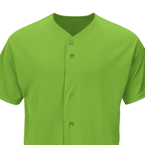 Directo de fábrica nuevo estilo hombres manga corta béisbol Jersey transpirable deporte desgaste impreso hecho Jersey - Product Image 4