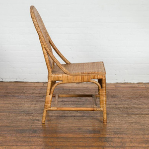 เก้าอี้หวายสไตล์วินเทจสไตล์โบโฮผลิตด้วยมือสำหรับห้องนั่งเล่นและลานโรงงานในเวียดนาม - Product Image 3