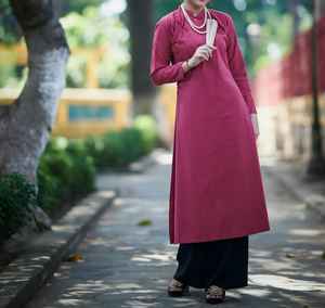 100 pour cent de haute qualité couleur rose femmes caftan traditionnel Abayas au meilleur prix manches longues vêtements islamiques - Product Image 6