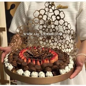 Decoración de mesa antigua, cuenco para servir de Chocolate, bodas y fiestas de cumpleaños, cuenco y plato para servir de Chocolate, venta al por mayor - Product Image 6