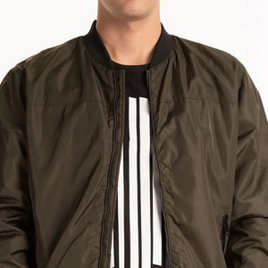 Chaqueta Bomber Profesional de Invierno para Hombre al por Mayor, con Logotipo Personalizado, Nuevo Diseño, Chaqueta con Cuello Alto para Hombre - Product Image 4
