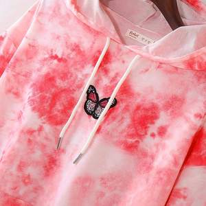 Sudadera con Capucha y Pantalones Deportivos con Estampado Tie Dye, Precio de Fábrica OEM, Sudadera con Capucha Tie Dye para Hombre/Mujer, 100% Algodón, Sudadera con Capucha Tie Dye - Product Image 5