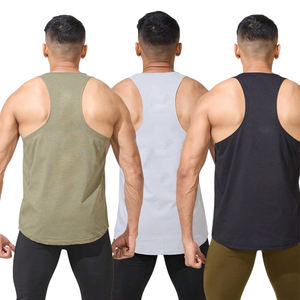 New Design Wholesale Athletic Gym Tank Tops Fitness Workout Training <b>Running</b> T Shirts Men's Bodybuilding <b>Singlet</b> Tank Tops - Product Image 3
