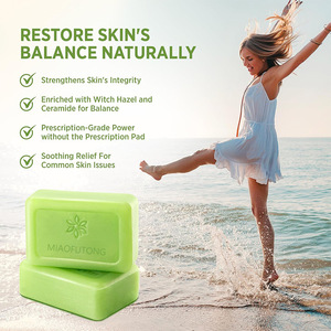 Natural Tea Tree Oil Handmade Essential Oil <b>Soap</b> Antibacterial Oil Control 115g - Product Image 3
