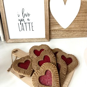 Cœur en bois décoratif Art Déco pour la Saint-Valentin, le Ramadan, les mariages, objet de décoration romantique pour la table à la maison, cadeau - Product Image 3