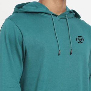 Vente en gros de pulls à capuche personnalisés épais 100% coton pour hommes, dernière conception, tenue décontractée avec motif imprimé, tissu polaire ODM - Product Image 5