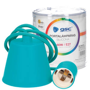 Lampada a sospensione in silicone turchese (GSC 1080019) - Product Image 2