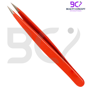 Kit de pinces à épiler de précision en acier inoxydable personnalisé, pointe inclinée pour l'épilation des poils du visage, des sourcils, des éclats et des poils incarnés - Product Image 3