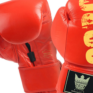 Guantes de boxeo de cuero PU de 10oz 12oz 14 oz 16oz Etiqueta privada al por mayor diseñe su propio guante de boxeo profesional con logotipo personalizado - Product Image 5